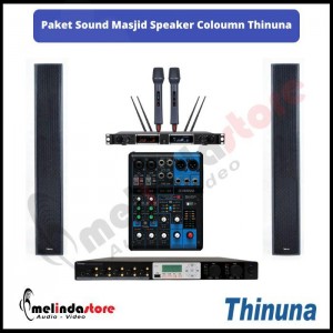 Paket Sound System Masjid Speaker Coloumn Thinuna QL-120L - Indoor 50m2